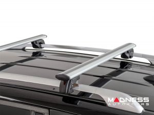 Jeep Renegade Roof Rack Cross Bars - for models w/ factory roof rails - Silver (2015-2023) Jeep Renegade Roof Rack Cross Bars - for models w/ factory roof rails - Silver (2015-2023)